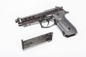WE Tech M9A1 HEX CUT GBB Pistol(Black)-Pistols-Crown Airsoft