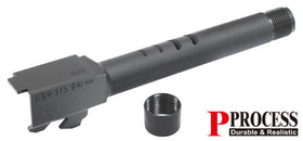 Steel Threaded Outer Barrel for TM G18C (14mm Negative)-Internal Parts-Crown Airsoft