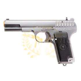 WE TT33 Tokarev TT-33 Gas Blow Back (Silver)-Pistols-Crown Airsoft