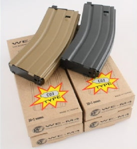30 Round Open Bolt CO2 Magazine for M4 /M16 / SCAR/L85/T91/PDW series (Black)-Rifle Magazines-Crown Airsoft