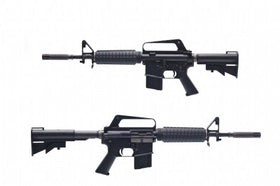 WE Tech XM177 GBBR (Black)-Rifles-Crown Airsoft