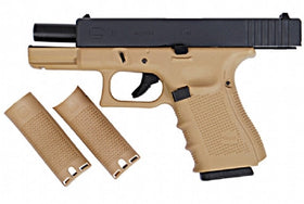 WE Tech G series G19 GEN4 GBB Pistol(Tan)-Pistols-Crown Airsoft