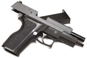 WE Tech F226-E2 GBB pistol W/ Tactical Rail-Pistols-Crown Airsoft
