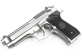 WE Tech M92 GBB Pistol (Gen 2, Silver)-Pistols-Crown Airsoft