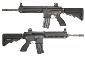 WE Tech 888 (HK4168) AEG Rifle (Gen 2, Black)-AEG-Crown Airsoft
