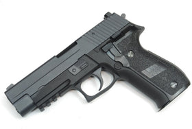 WE Tech F226 MK25 GBB pistol W/ Tactical rail (Black)-Pistols-Crown Airsoft