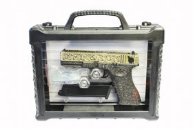 WE Tech G series Engraved G18C Box set(Bronze)-Pistols-Crown Airsoft