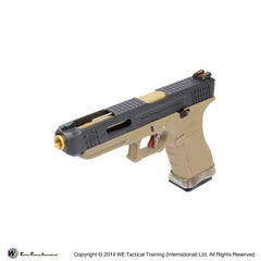WE Tech G Force G34 GBB pistol T6 (Black/ Gold/ Tan)