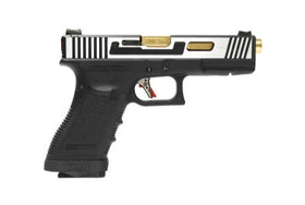 WE Tech G Force G17 Hi-speed split slide GBB pistol-Pistols-Crown Airsoft