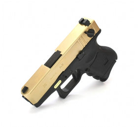 WE TECH G26 Pistol Full Auto Ver. (Titanium Gold)-Pistols-Crown Airsoft