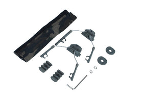 Z Tactical Helmet Rail adaptor set Z046 (Foliage Green)-Radio Accessories-Crown Airsoft