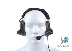 Z tactical zComtac II Headset Z041 (Black)-Radio Accessories-Crown Airsoft