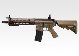 Tokyo Marui HK416 Delta Custom EBB Recoil Shock AEG (Tan)-Rifles-Crown Airsoft
