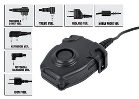 Z Tactical ZPeltor PTT Z112 (I-com)-Radio Accessories-Crown Airsoft