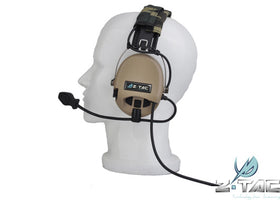 Z tactical zSordin Headset Z111 (Dark Earth)-Radio Accessories-Crown Airsoft