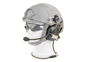 Earmor M32H MOD1 Tactical Communication Hearing Protector for FAST MT Helmets-Radio - Headset-Crown Airsoft
