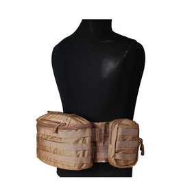 Nylon Combat belt battle system-Bags & Packs-Crown Airsoft