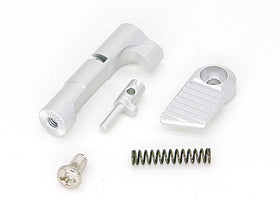 AIP Magazine Catch Set- Silver Ver2. (Silver)-MagazineCatch-Crown Airsoft