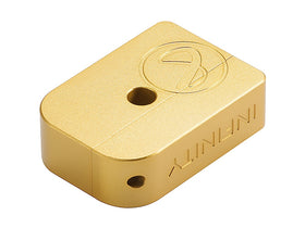 AIP CNC Infinity Puzzle Magazine Base for Marui Hicapa(Gold/Large)-MagazineBase-Crown Airsoft