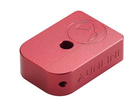 AIP CNC Infinity Puzzle Magazine Base for Marui Hicapa(Red/Large)-MagazineBase-Crown Airsoft