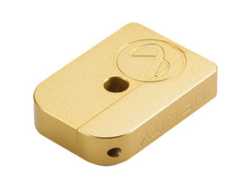 AIP CNC Infinity Puzzle Magazine Base for Marui Hicapa(Gold/Small)-MagazineBase-Crown Airsoft