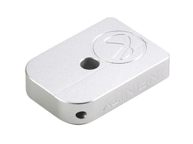 AIP CNC Infinity Puzzle Magazine Base for Marui Hicapa(Silver/Small)-MagazineBase-Crown Airsoft