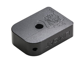 AIP CNC Limcat Puzzle Magazine Base for Marui Hicapa(Black/Large)-MagazineBase-Crown Airsoft