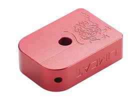 AIP CNC Limcat Puzzle Magazine Base for Marui Hicapa(Red/Large)-MagazineBase-Crown Airsoft