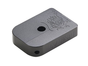 AIP CNC Limcat Puzzle Magazine Base for Marui Hicapa(Black/Small)-MagazineBase-Crown Airsoft