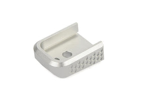 AIP PRIME Aluminum Magazine Base For Marui Hi-capa 5.1- Silver-MagazineBase-Crown Airsoft