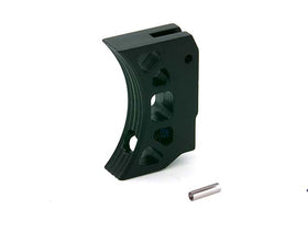 AIP Aluminum Trigger (Type K) for Marui Hicapa(Black/Short)-Trigger &Related-Crown Airsoft