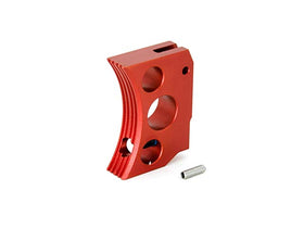 AIP Aluminum Trigger (Type E) for Marui Hicapa(Red/Long)-Trigger &Related-Crown Airsoft