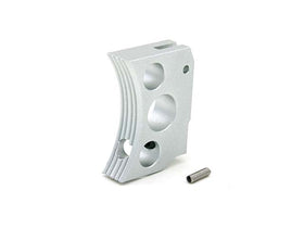 AIP Aluminum Trigger (Type E) for Marui Hicapa(Silver/Long)-Trigger &Related-Crown Airsoft