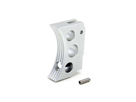 AIP Aluminum Trigger (Type F) for Marui Hicapa(Silver/Short)-Trigger &Related-Crown Airsoft