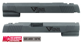 Aluminum Custom Slide for MARUI HI-CAPA 5.1 (Vickcrs/Black)-Internal Parts-Crown Airsoft
