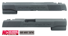 Aluminum Custom Slide for MARUI HI-CAPA 5.1 (INFINITY/Black)-Internal Parts-Crown Airsoft