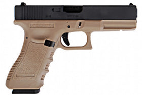 WE Tech G series G18C GBB Pistol (Tan)-Pistols-Crown Airsoft
