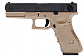 WE Tech G series G18C GBB Pistol (Tan)-Pistols-Crown Airsoft