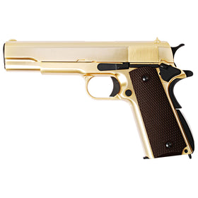 WE Tech 1911 Government Full Metal GBB Pistol (Gold)-Pistols-Crown Airsoft