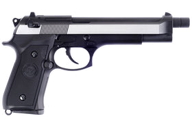 WE Tech M92 GBB Pistol (2 tone,black Grip)-Pistols-Crown Airsoft