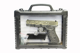 WE Tech G series Engraved G17 Box set(Bronze)-Pistols-Crown Airsoft