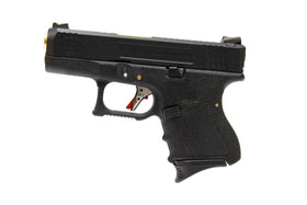WE Tech G Force G27 T1 GBB pistol (Black/ Gold/ Black)-Pistols-Crown Airsoft