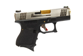 WE Tech G Force G27 T3 GBB pistol (Silver / Gold /Black)-Pistols-Crown Airsoft