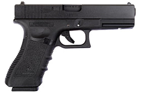 WE Tech G series G17 GEN 3 GBB Pistol (Black)-Pistols-Crown Airsoft