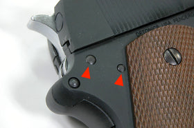 Steel Hammer & Sear Pins for TM M1911/Detonics-Internal Parts-Crown Airsoft
