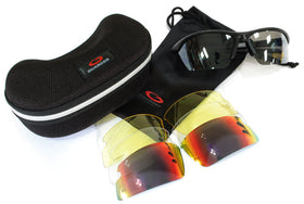 G-C6 Polycarbonate Sport Glasses- Black/2010 Ver.-Internal Parts-Crown Airsoft