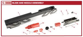 AW Custom HX23 Series Replacement Parts-Pistol Parts-Crown Airsoft