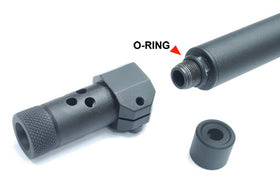 GD KC02 B STEEL SUPPRESSOR-Internal Parts-Crown Airsoft