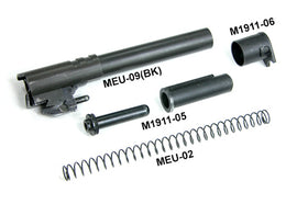 Aluminum Slide & Frame for MARUI MEU.45 (TRP/Black)-Internal Parts-Crown Airsoft