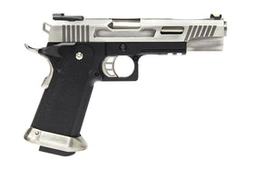 WE Tech Hi-Capa Force T-Rex 5.1 GBB Pistol Silver (No Marking)-Pistols-Crown Airsoft